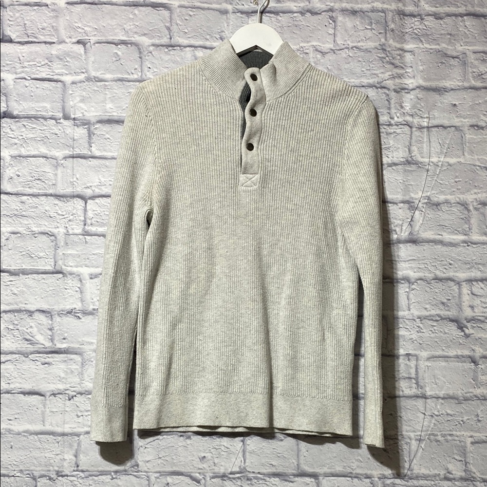 Express Heather Gray Turtleneck Sweater
